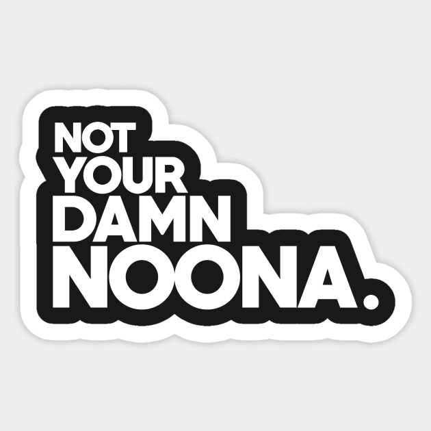 Not Your Noona Sticker by BestKoreaShop